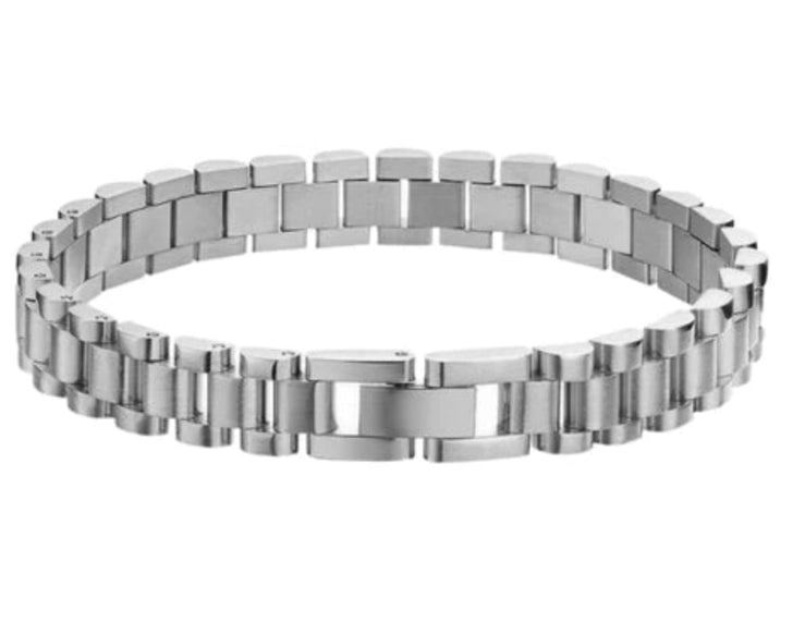 Watch Band Link Bracelet, Bangle.  Steel Rol-X
