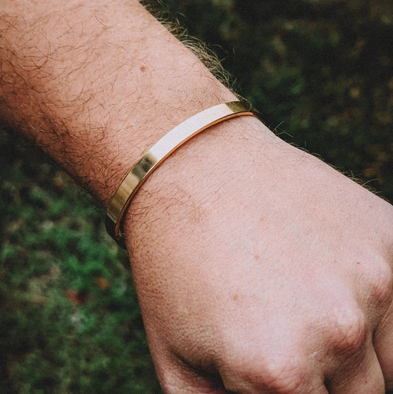 Men’S Gold Cuff Bracelet