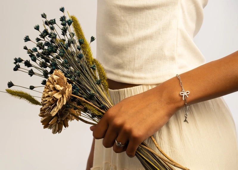 Stainless Steel Paperclip Chain Bracelet